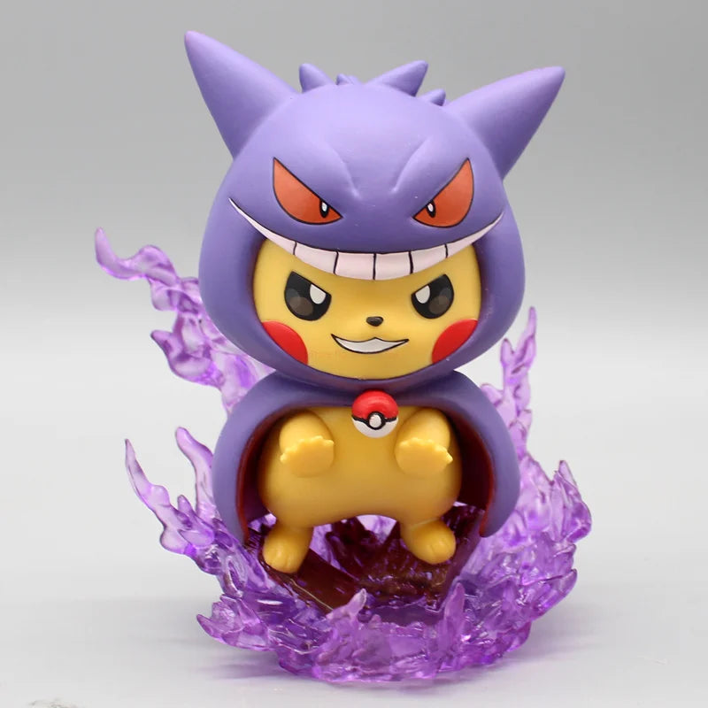 12cm Pokemon Figure Pikachu Cos Gengar Charizard Model Doll Collectible Toy Gifts Anime Figures