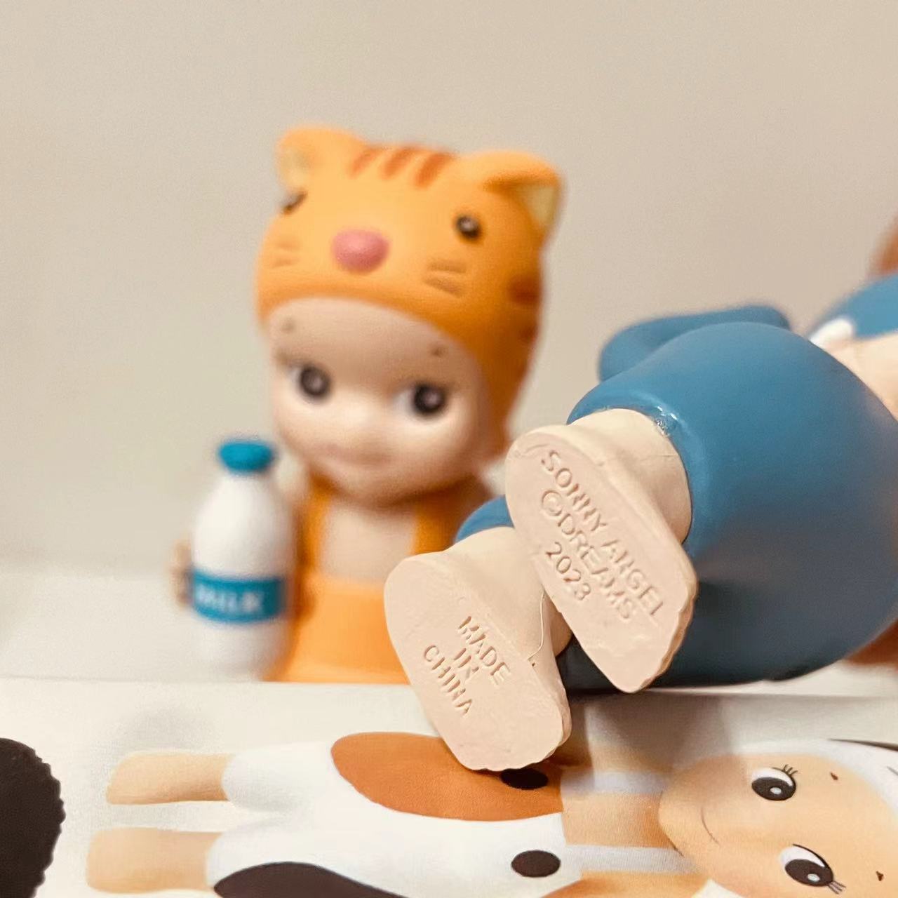 Sonny Angel Blind Box Figures Harvest Series Fruit And Vegetable Cat Life Dreaming Anime Model Doll Figurines Toy Christmas Gift