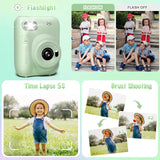 Gofunly Kids Instant Print Camera 3.0" Mini Digital Camera 1080P Portable Video Recorder Gift For 6-12 Years Children