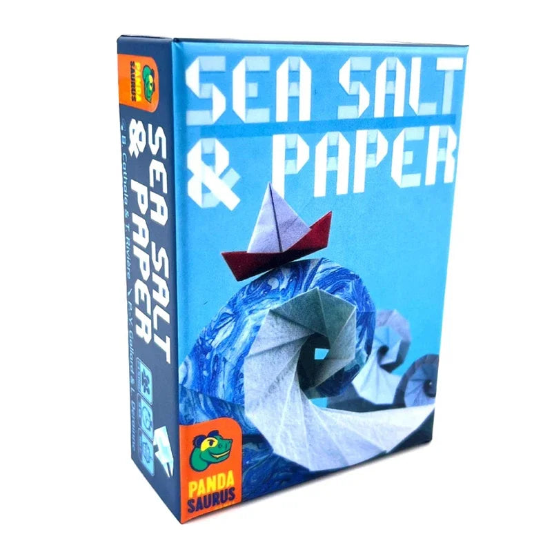 Sea Salt and Paper English Board Game, 2-4 Players, Family and Party, Funny Table Game, Friends Entertainment, Strategy Game