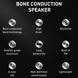 Bone Conduction Wireless Bluetooth TWS Speaker – Stereo Portable