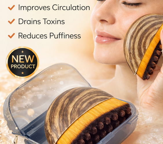 GlowSculpt™ Facial Massage Brush – Defined, De-Puffed Skin