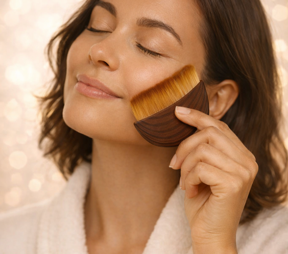 GlowSculpt™ Facial Massage Brush – Defined, De-Puffed Skin