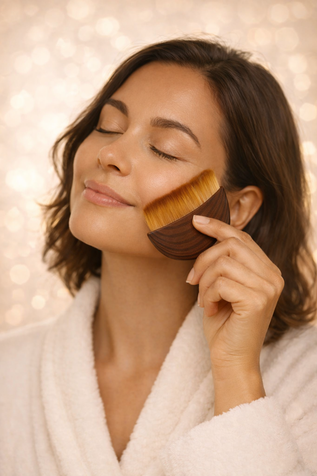 GlowSculpt™ Facial Massage Brush – Defined, De-Puffed Skin