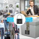 Smart Fingerprint Padlock – Waterproof Biometric Security Lock