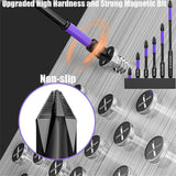 6 Pcs Magnetic Screwdriver Bits Non-slip Shockproof Phillips Impact Bits Hex Shank Alloy Steel Bits Suitable for Power Tools