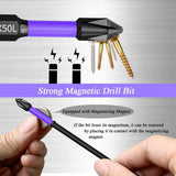 6 Pcs Magnetic Screwdriver Bits Non-slip Shockproof Phillips Impact Bits Hex Shank Alloy Steel Bits Suitable for Power Tools
