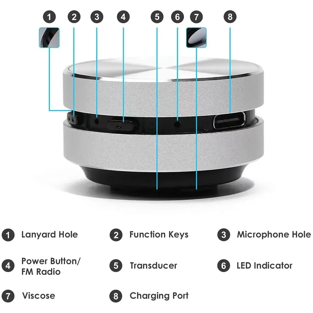 Bone Conduction Wireless Bluetooth TWS Speaker – Stereo Portable